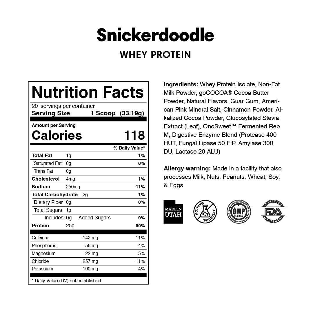 Whey Protein Powder - Single Serving Sample Stick Packs - ProDough Protein Bakeshop