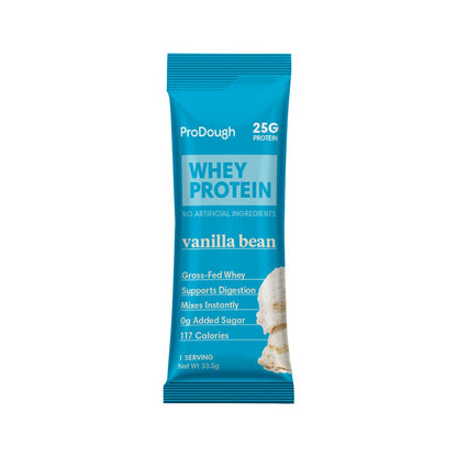 Whey Protein Powder - Single Serving Sample Stick Packs - ProDough ...