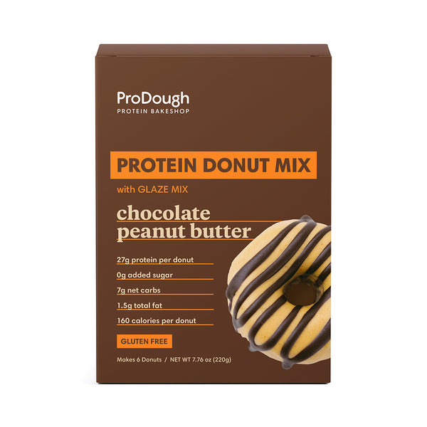 Front of Chocolate PB Donut Mix box