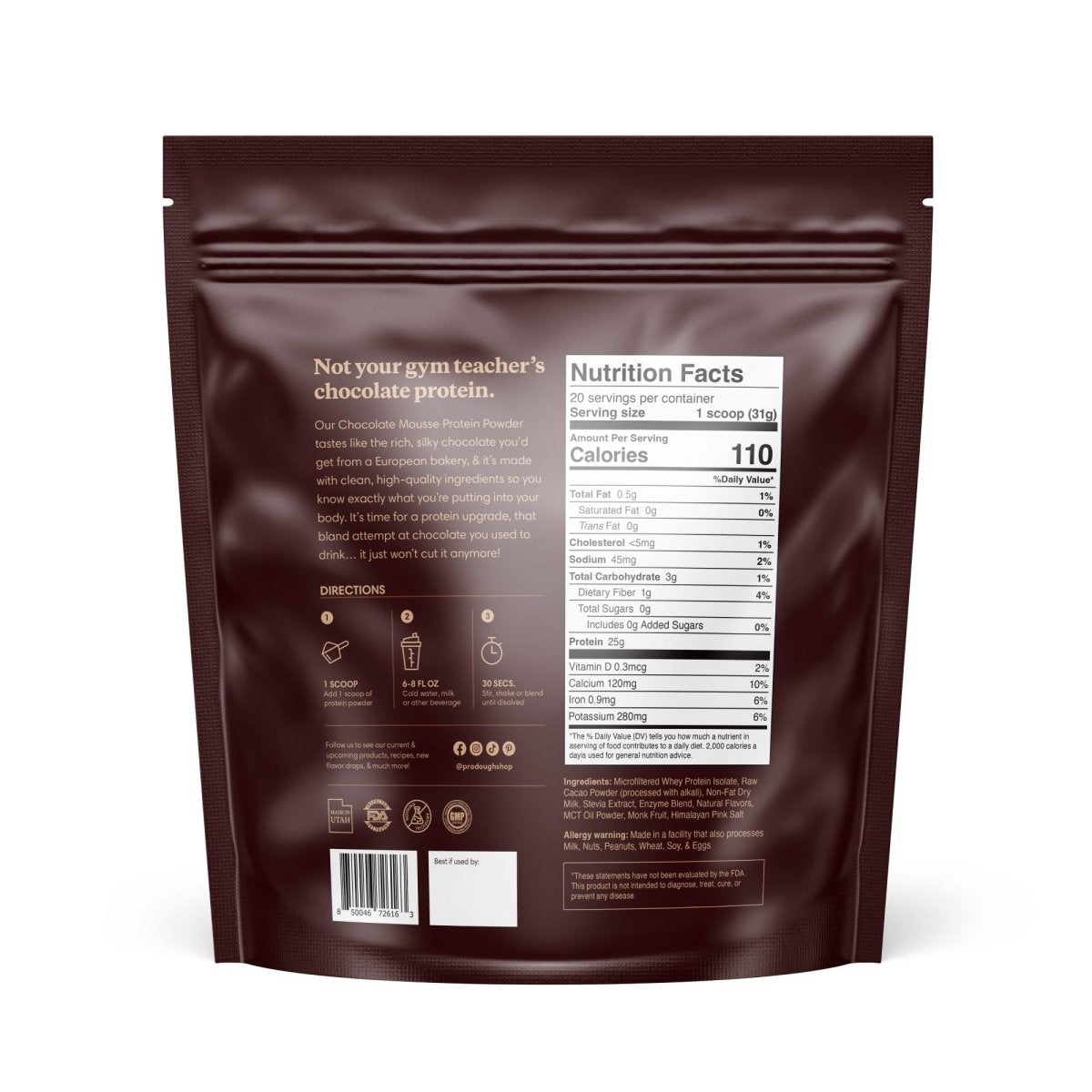 Gourmet Whey Protein Powders Subscription 2 - ProDough Protein Bakeshop