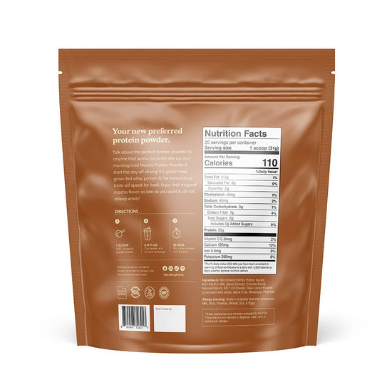 Iced Mocha Protein Powder - ProDough Protein Bakeshop