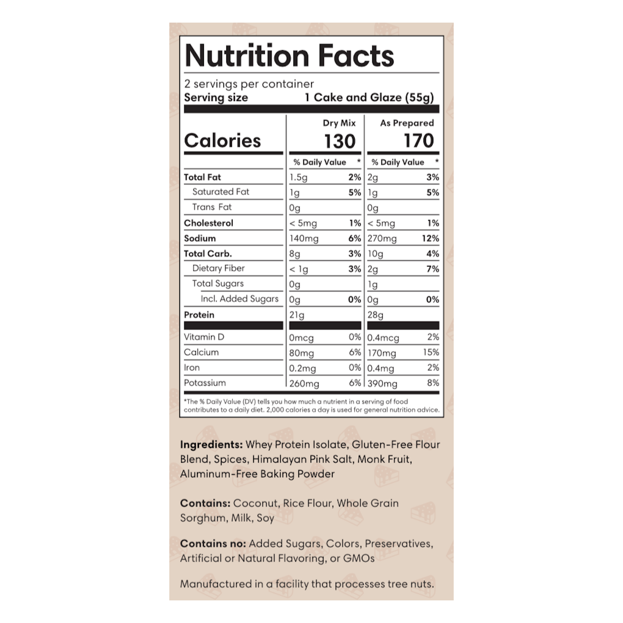 Microwavable Protein Cake Mixes - ProDough Protein Bakeshop