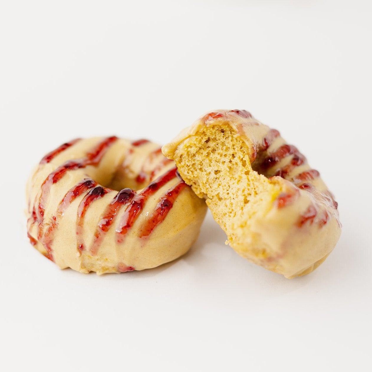 2 PBJ ProDough Protein Donuts