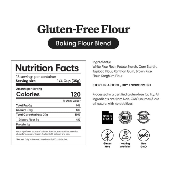 ProDough's Signature Gluten-Free 1:1 Flour Blend - ProDough Protein Bakeshop