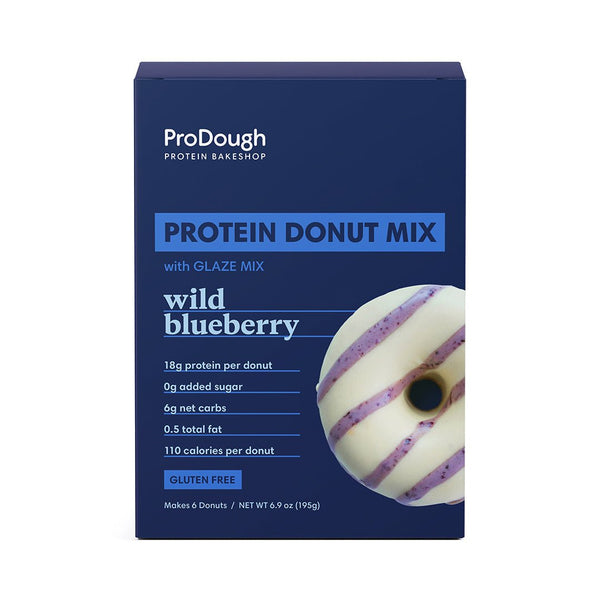 Wild Blueberry Donut Mix - front of box